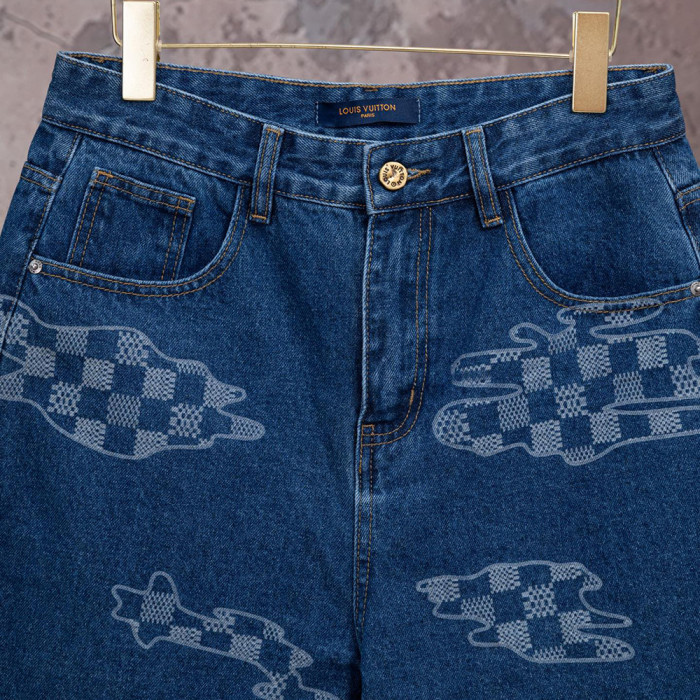 Men Women Denim Shorts Streetwear Bottoms Half Pants Jeans Shorts Unisex