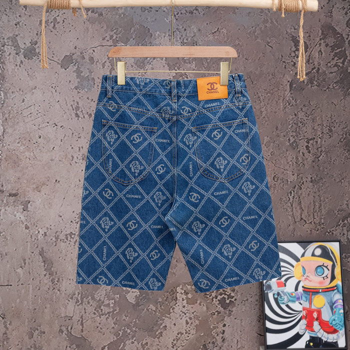 Men Women Denim Shorts Streetwear Bottoms Half Pants Jeans Shorts Unisex