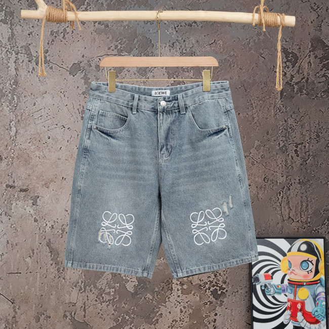 Men Women Denim Shorts Streetwear Bottoms Half Pants Jeans Shorts Unisex