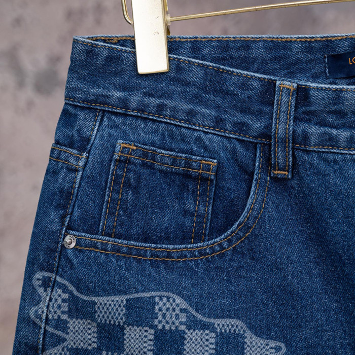 Men Women Denim Shorts Streetwear Bottoms Half Pants Jeans Shorts Unisex