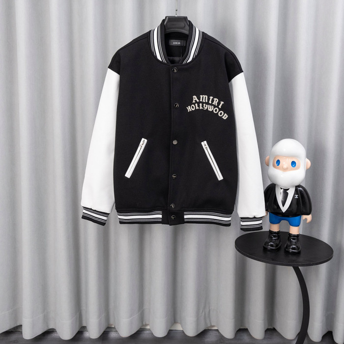 Men Long Sleeve Baseball Jackets Leather Jersey Tops Women Tracksuit