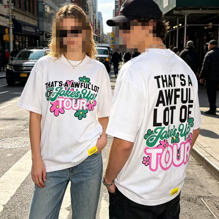 Summer Men Women Short Sleeve T-shirt Tee Pullover Tops Unisex Sweatshirt