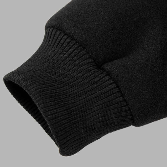 Men Long Sleeve Baseball Jackets Leather Jersey Tops Women Tracksuit