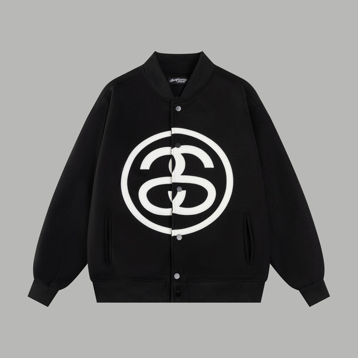 Men Long Sleeve Baseball Jackets Leather Jersey Tops Women Tracksuit