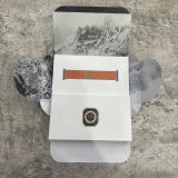Apple Watch Ultra Titanium Case with Orange Ocean Band