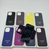 Wallet Chip iPhone 16 Pro Max Silicone Case with MagSafe（Smart Button）