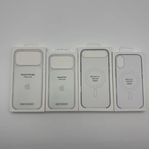 Wallet Chip iPhone 17 Pro Max Clear Case with MagSafe（Smart Button）